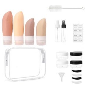 Paspring 18 Pcs Travel Bottles for Toiletries